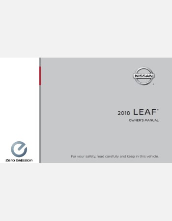 nissan leaf 2018 owners manual